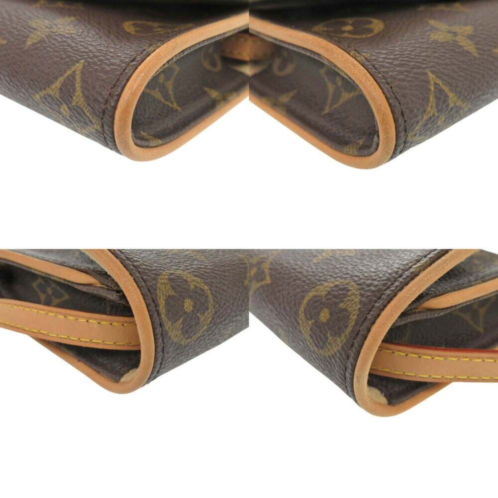 LOUIS VUITTON Authentic Brown Monogram Pochette Shoulder Bag - Picture 5 of 9